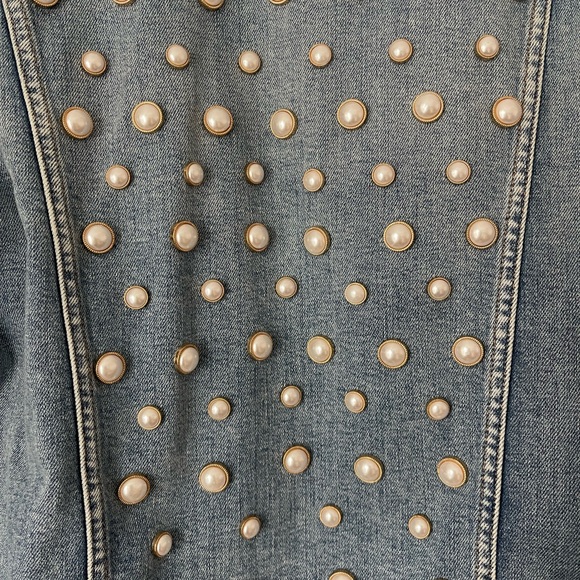 7 for all mankind Denim Pearl Jacket - Picture 6 of 10